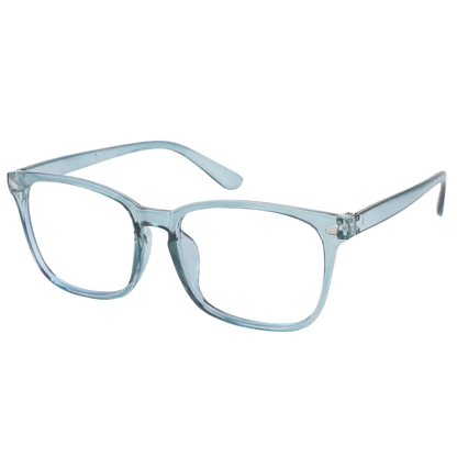 Blue Light Blocking Glasses, Square Nerd Eyeglasses, Unisex Blue Light Glasses, Plastic Lens Glasses, Computer Glasses, Gaming Eyewear, Blue Ray Glasses, Lightweight Glasses, Anti Blue Light Frames, Digital Eye Protection